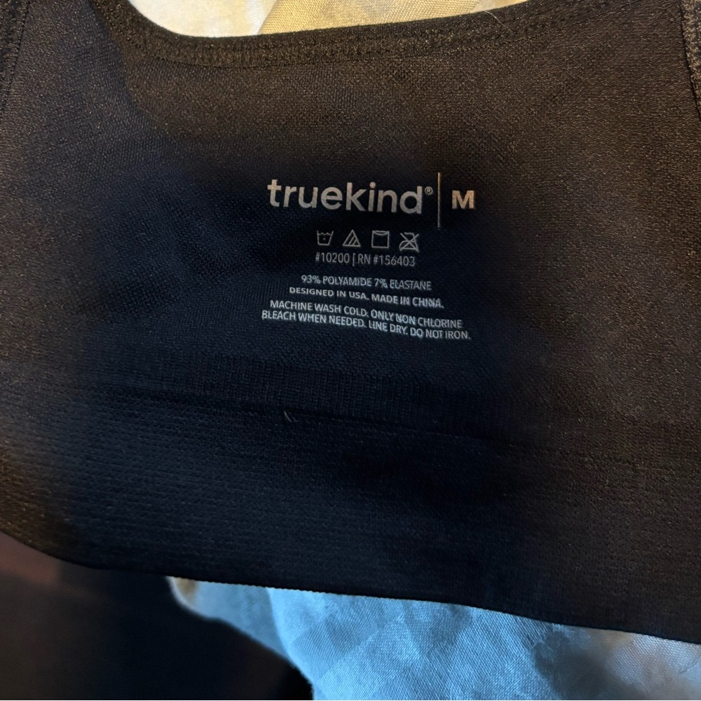 NWT Truekind wireless t shirt bra size M, black - Picture 5 of 8